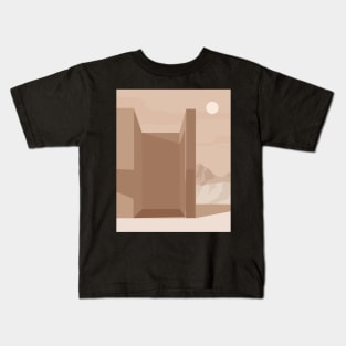 Boho Architecture Boho Aesthetic Kids T-Shirt